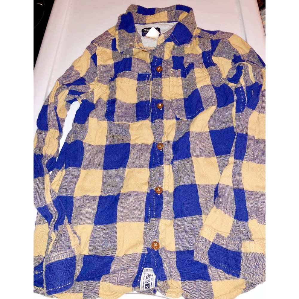 OshKosh Plaid Shirt, Size 10